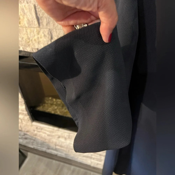 Mossimo Dutti size Small dark navy long sleeve sheath dress - Picture 6 of 7